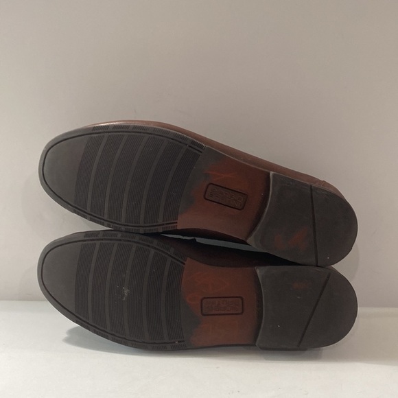 Giorgio Brutini Brown Leather Le Glove Duane Kiltie Tassel Slip On Loafers Sz 10 - Picture 7 of 8